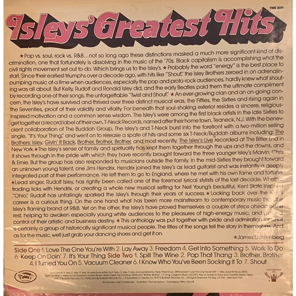 The Isley Brothers - The Isleys' Greatest Hits