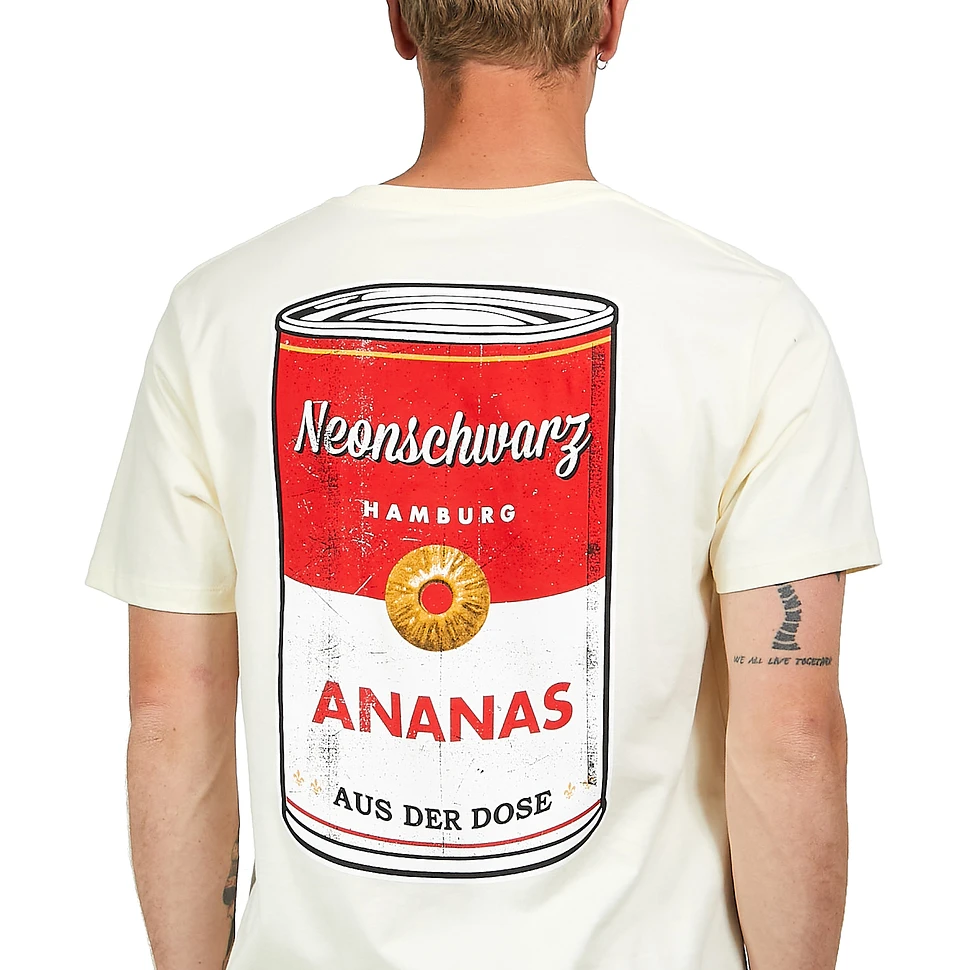 Neonschwarz - Ananas Dose T-Shirt