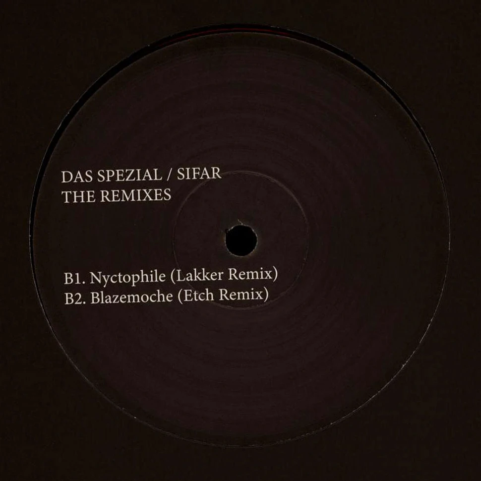 Das Spezial - Sifar Low Jack, Bruce, Lakker & Etch Remixes