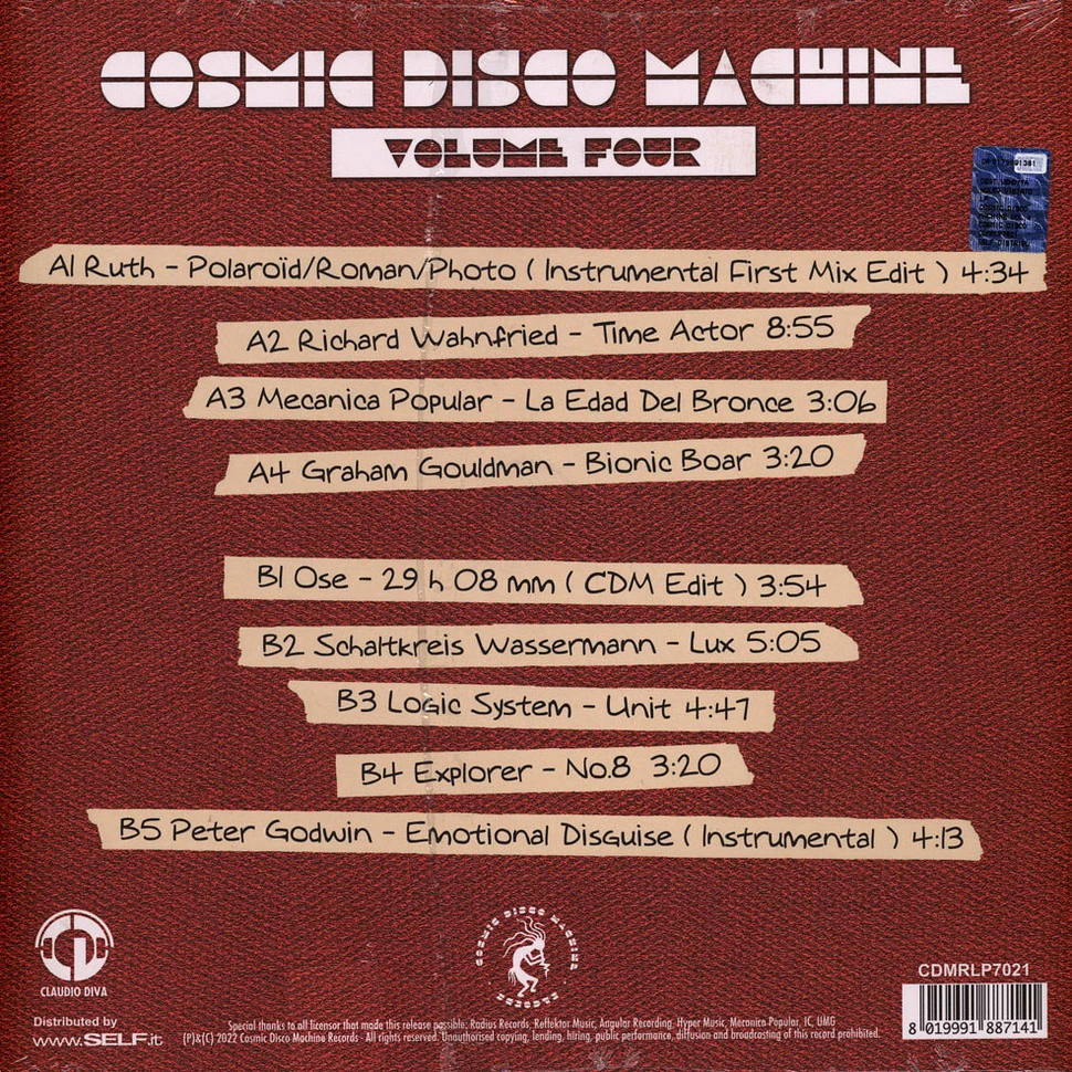 V.A. - Cosmic Disco Machine Volume 4