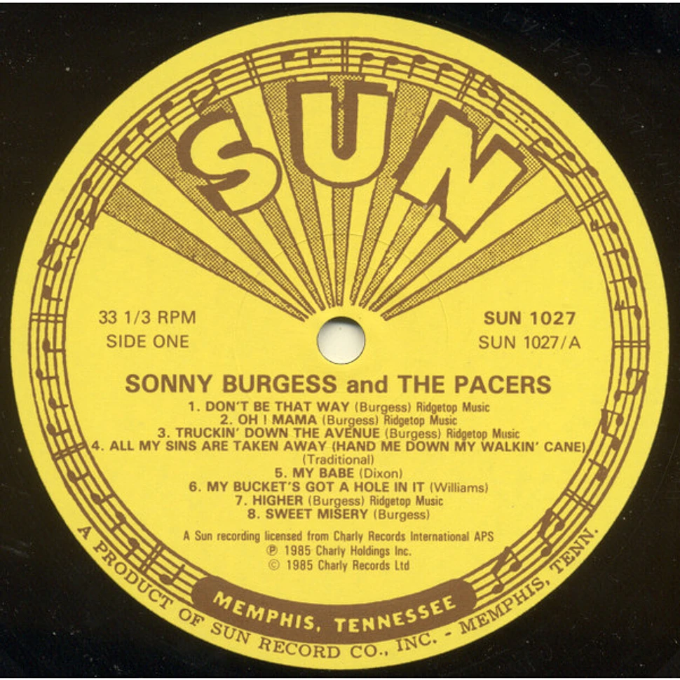 Sonny Burgess & The Pacers - Sonny Burgess And The Pacers