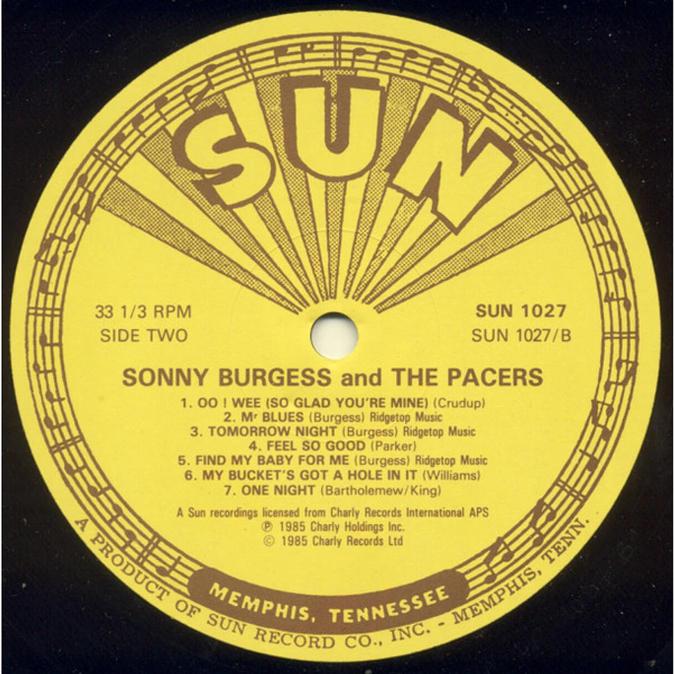 Sonny Burgess & The Pacers - Sonny Burgess And The Pacers