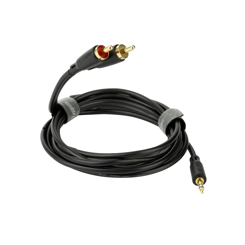 QED - CONNECT 3,5 mm Klinke auf Cinch-Kabel 3 Meter