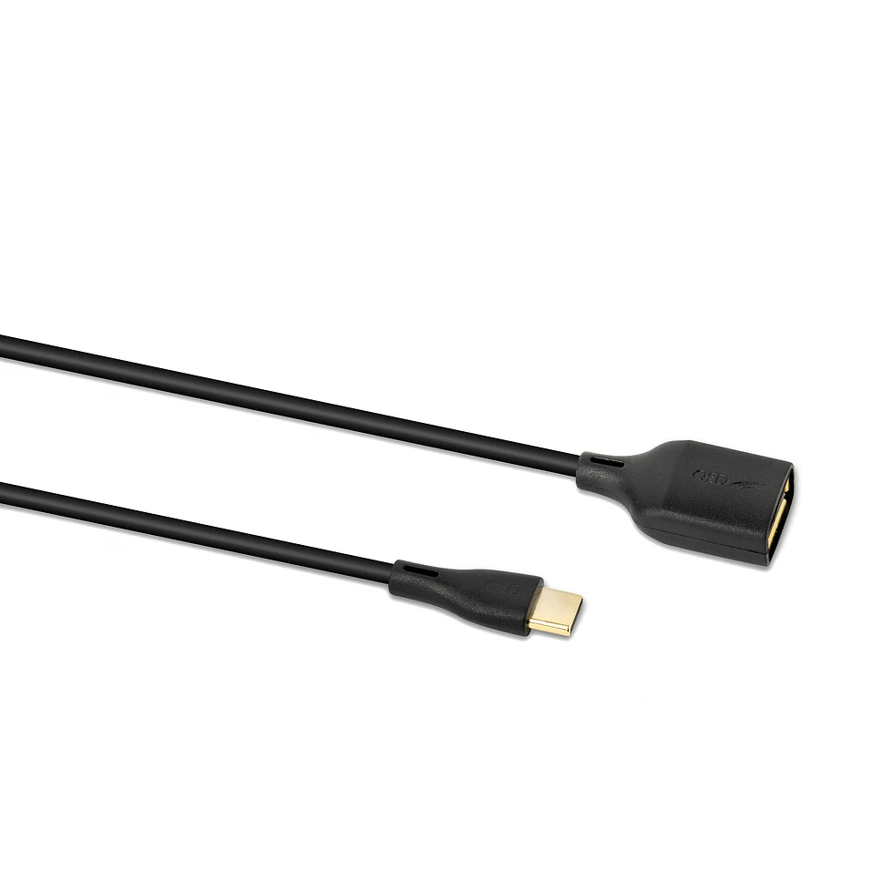 QED - CONNECT USB C (M) - A (F) 0,75 Meter