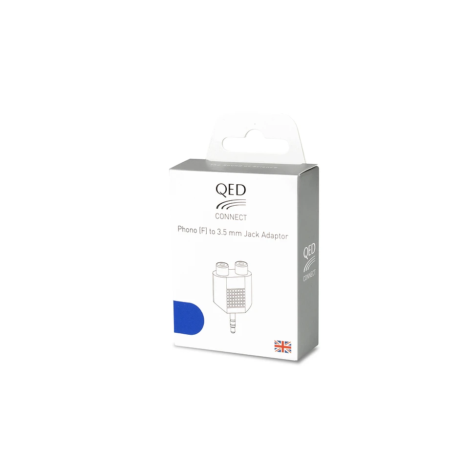 QED - CONNECT Cinch auf 3,5 mm Klinke-Adapter