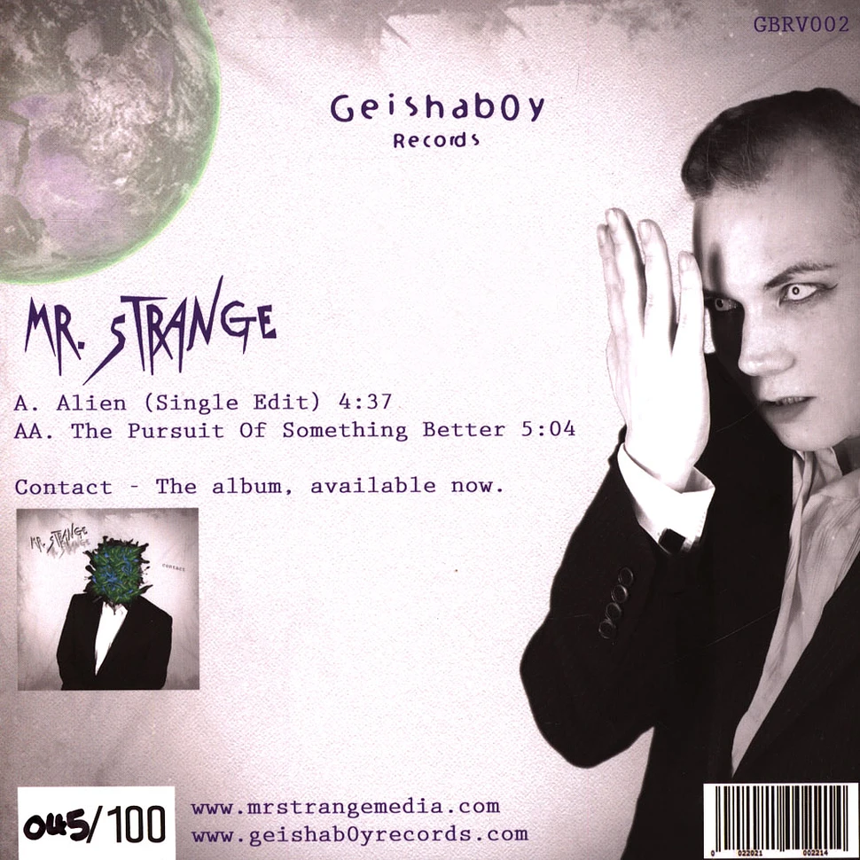 Mr. Strange - Alien / The Pursuit Of Something Better