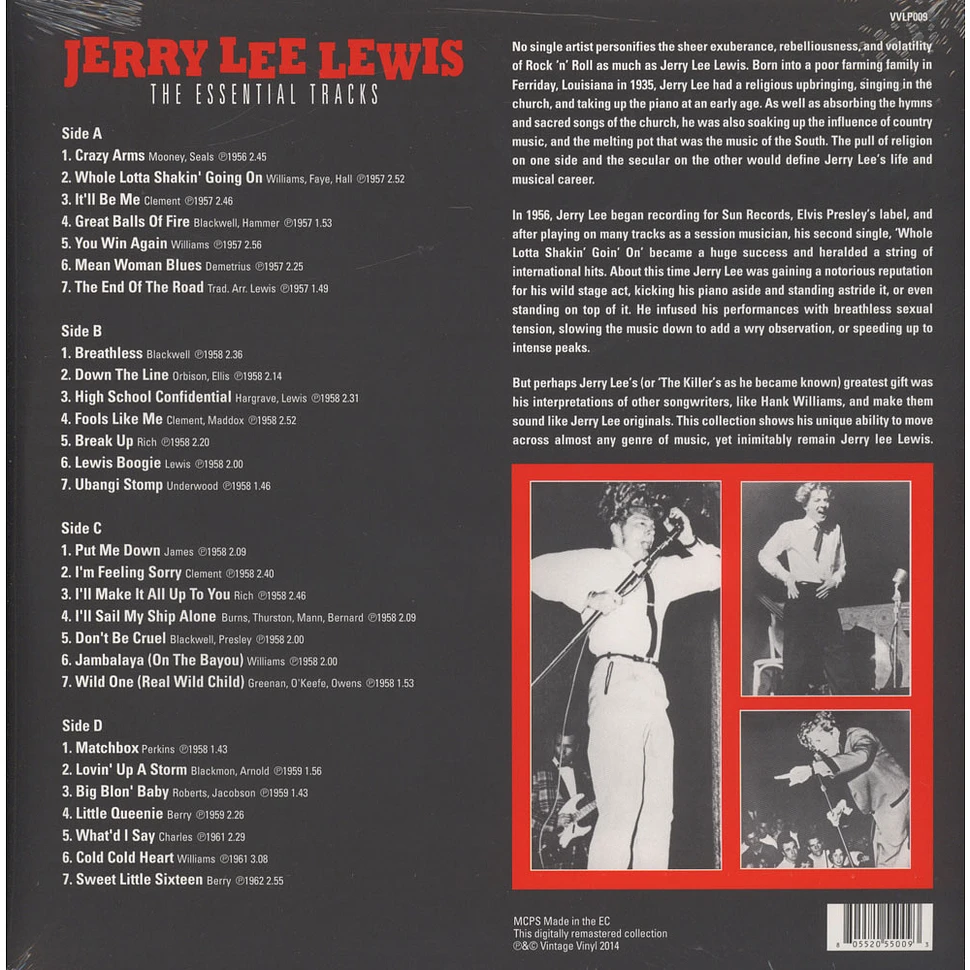 Jerry Lee Lewis - The Essential Tracks