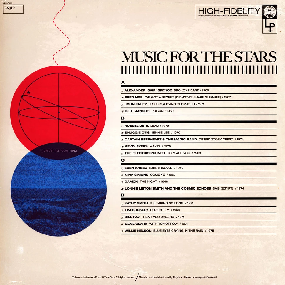 V.A. - Music For The Stars (Celestial Music 1960-1979) Colored Vinyl Edition