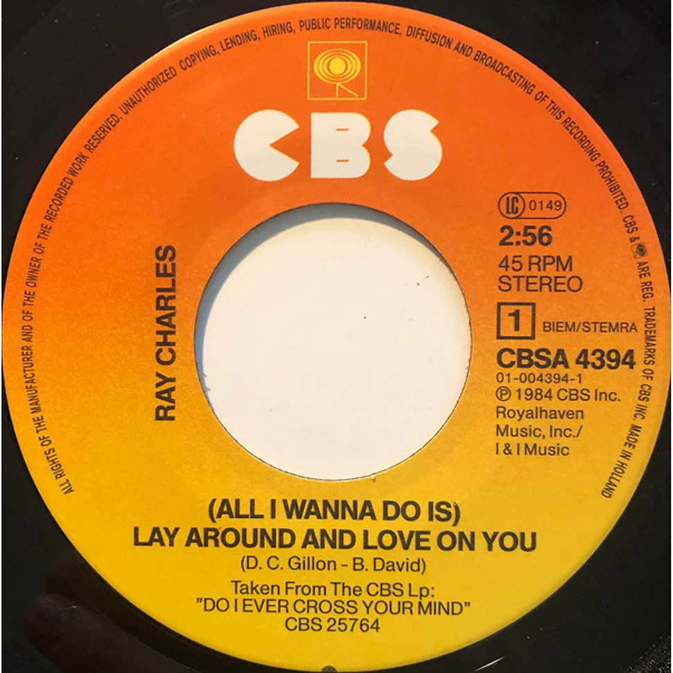 Ray Charles - (All I Wanna Do Is) Lay Around And Love On You