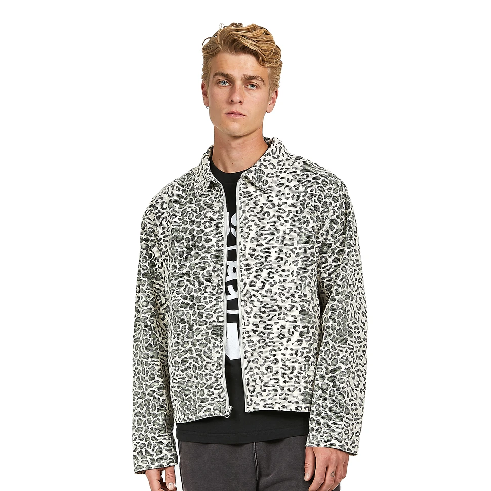 14時までの注文で即日配送 Stussy Leopard Mesh Zip Jacket ジャケット