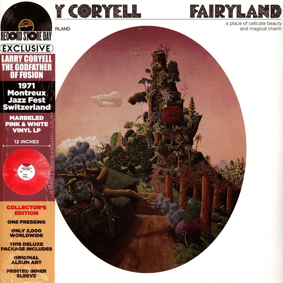 Larry Coryell - Fairyland Live In Montreaux Record Store Day 2022 Pink & White Vinyl Edition