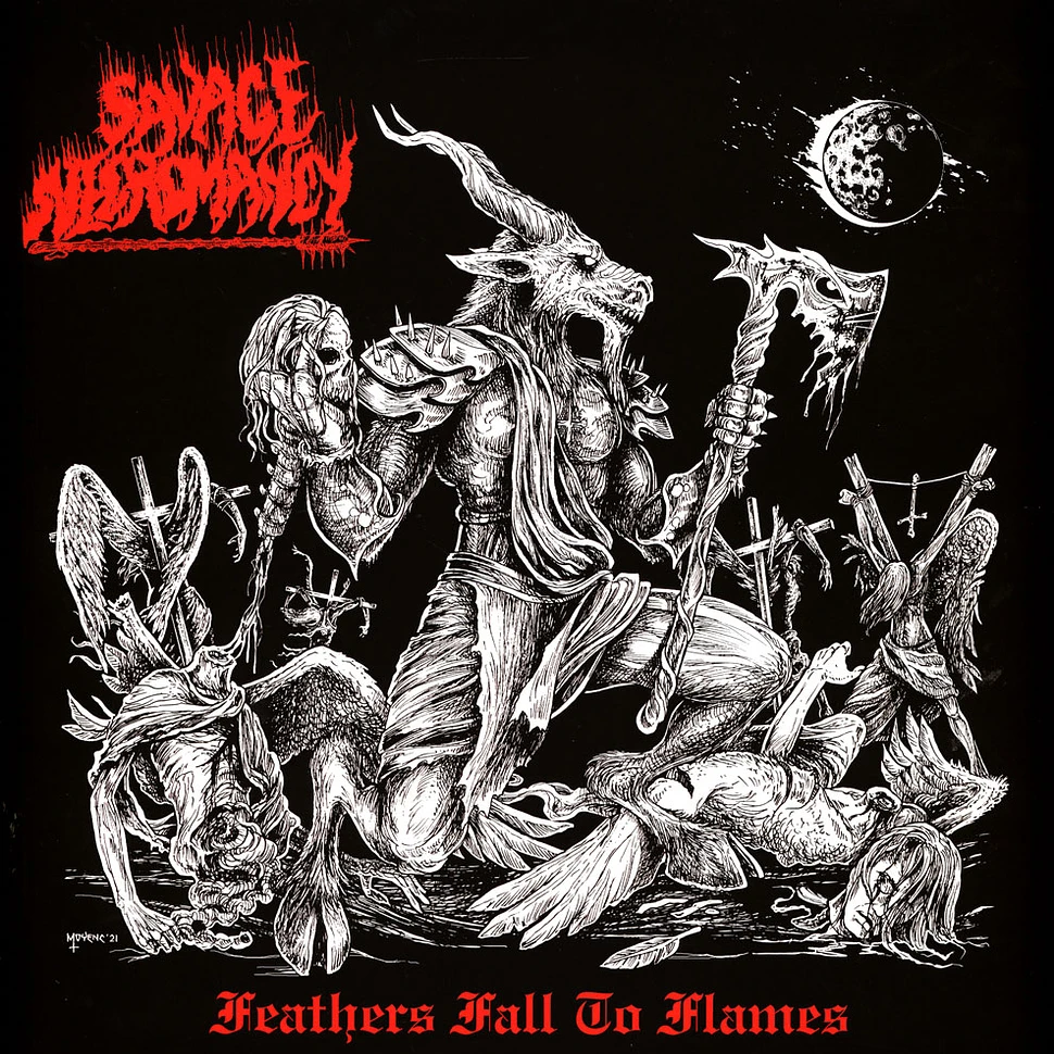 Savage Necromancy - Feathers Fall To Flames (Blood Red Vinyl Edition