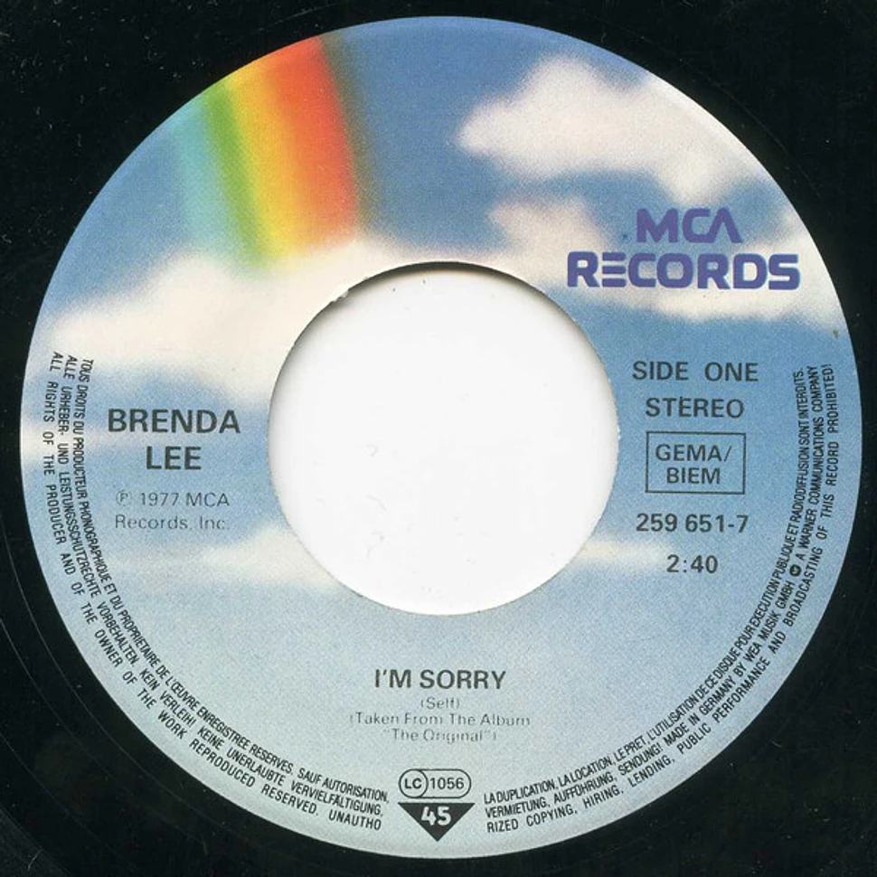 Brenda Lee - I'm Sorry / Sweet Nothin's