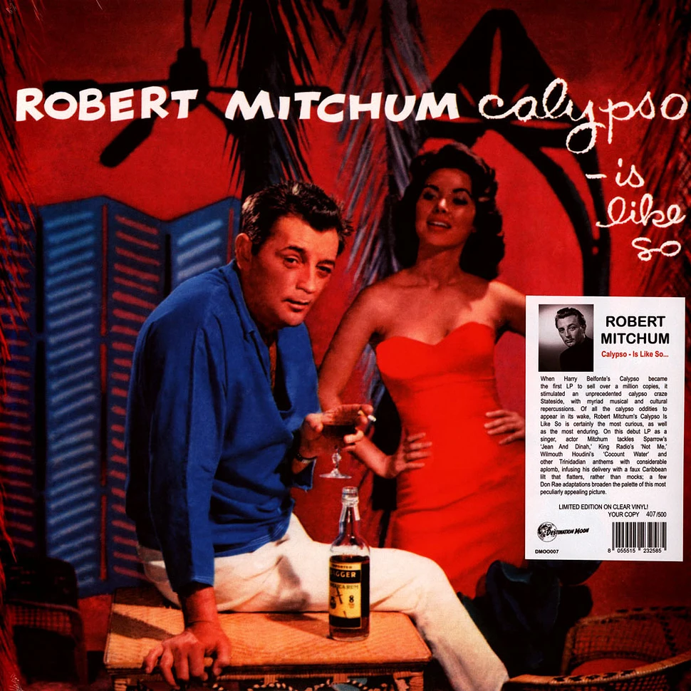 Robert Mitchum - Calypso - Is Like So! Clear Vinyl Edtion