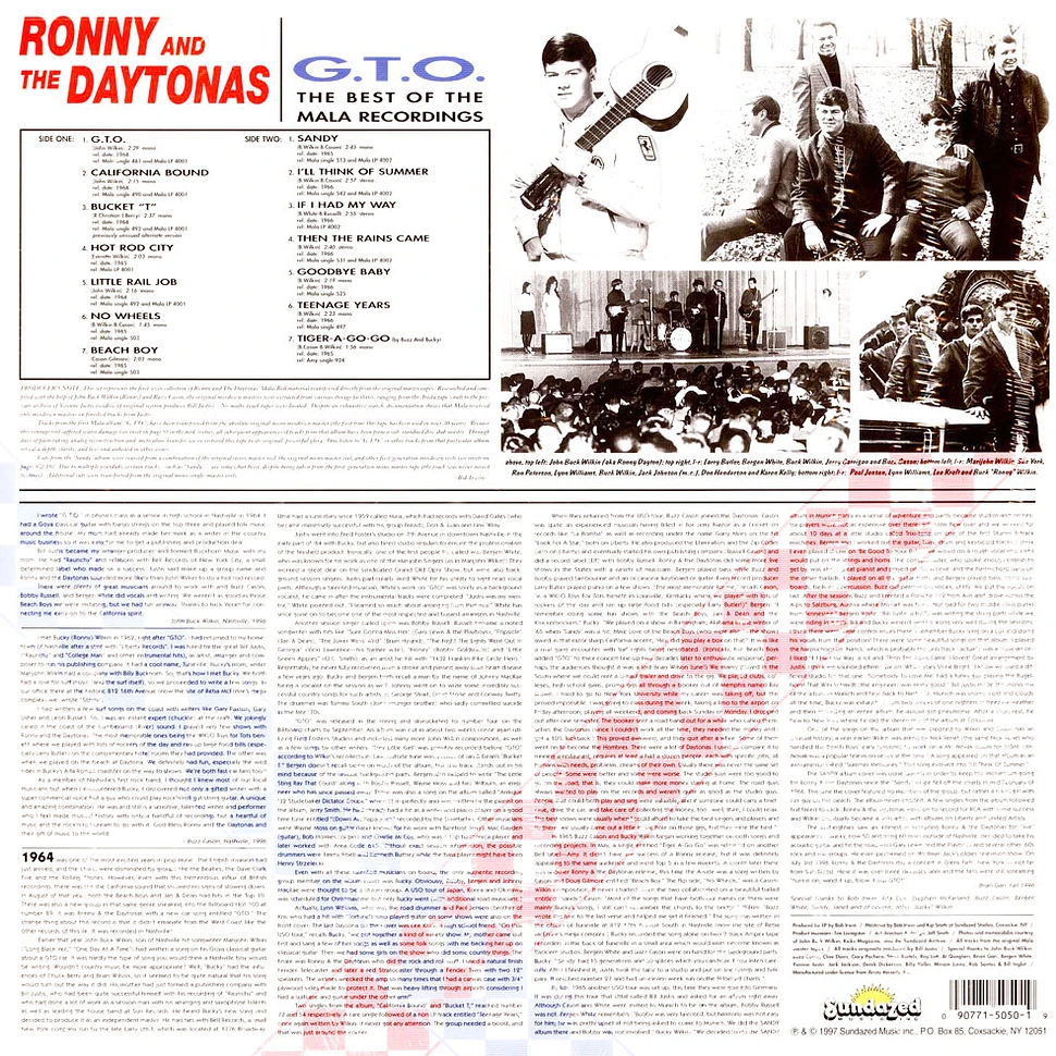 Ronny & The Daytonas - G.T.O.Best Of...