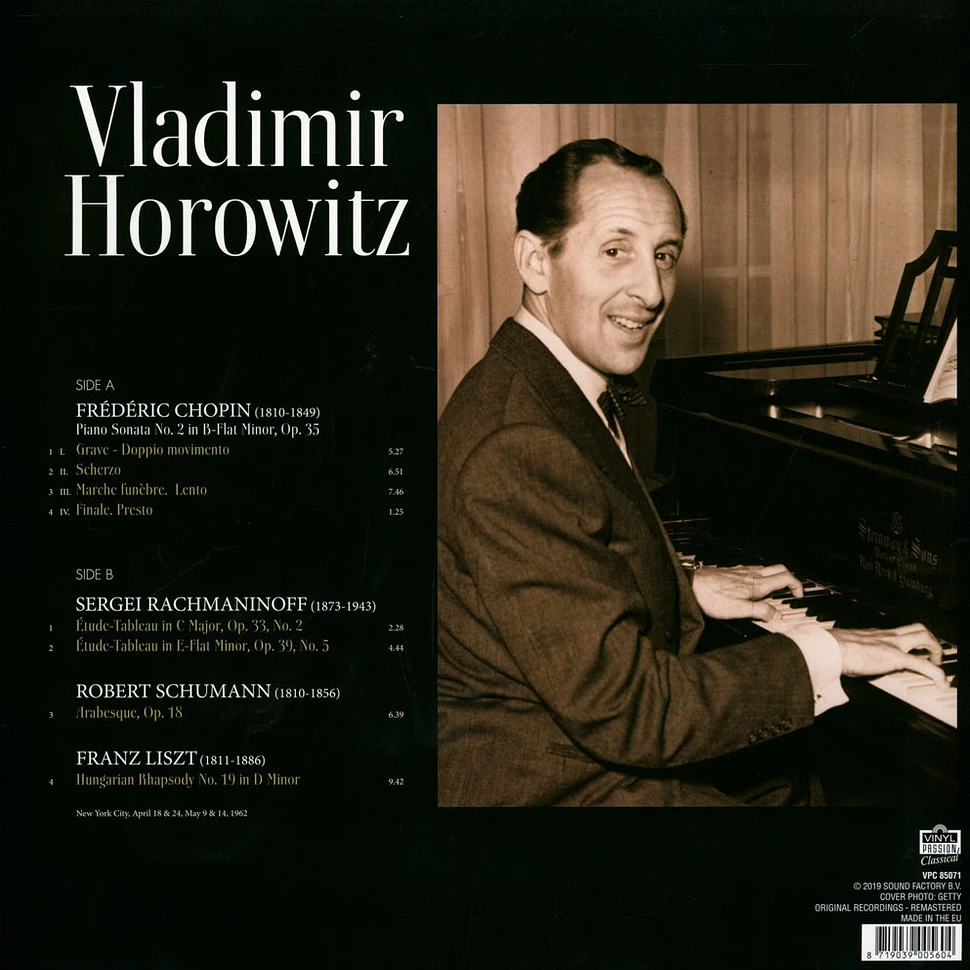 Vladimir Horowitz - Chopin-Schumann-Rachmaninoff-Liszt