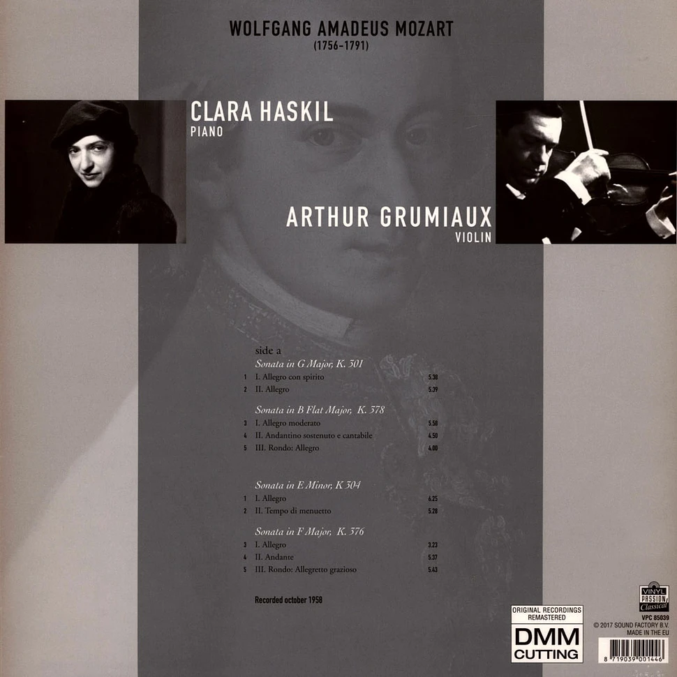 Wolfgang Amadeus Mozart - Sonatas For Piano & Violin