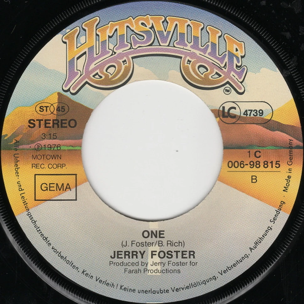 Jerry Foster - I Knew You When