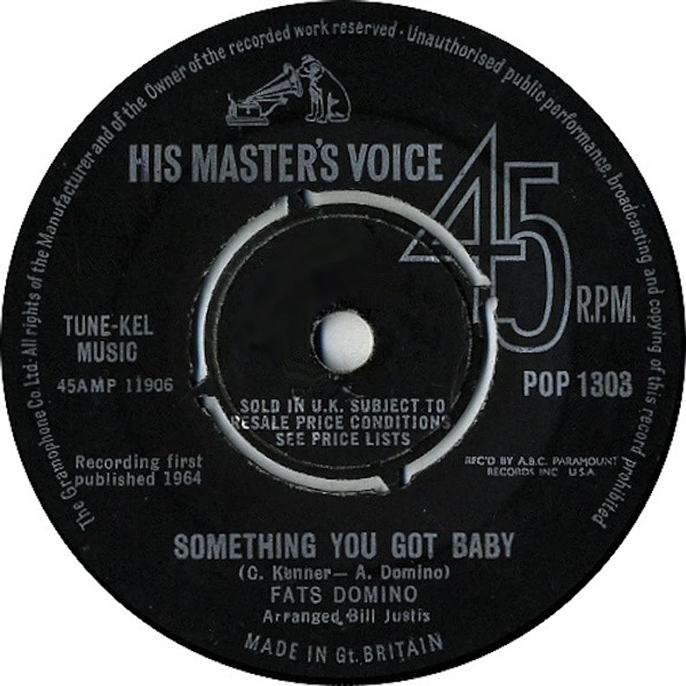 Fats Domino - If You Don't Know What Love Is / Something You Got Baby