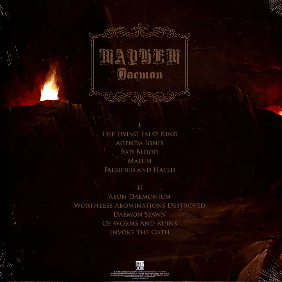 Mayhem - Daemon Re-Issue 2022
