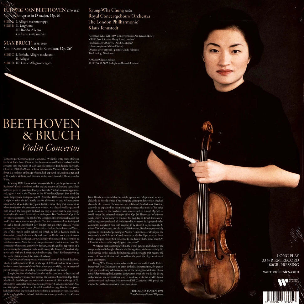 Kyung Wha Chung / Tennstedt, Klaus / Cgo / Lpo - Violinkonzerte Op.61 & 1