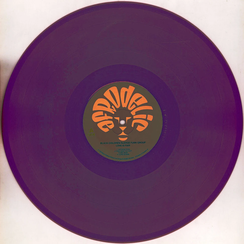 Black Children Sledge Funk Group - Love Is Fair HHV Exclusive Purple Vinyl Edition