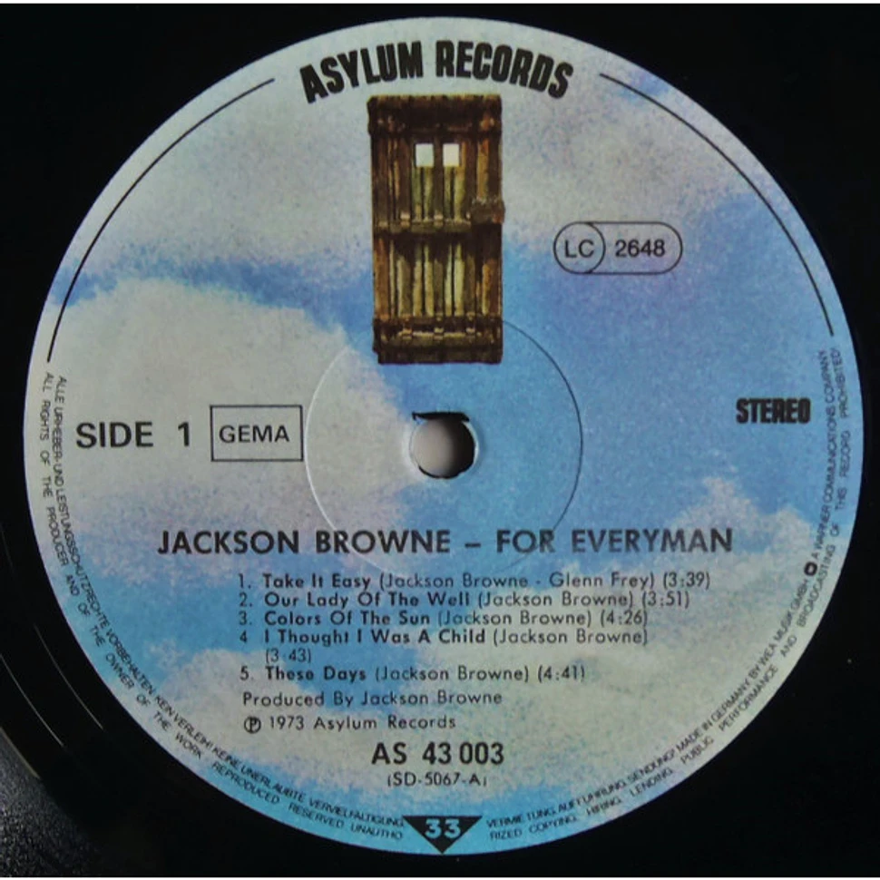 Jackson Browne - For Everyman