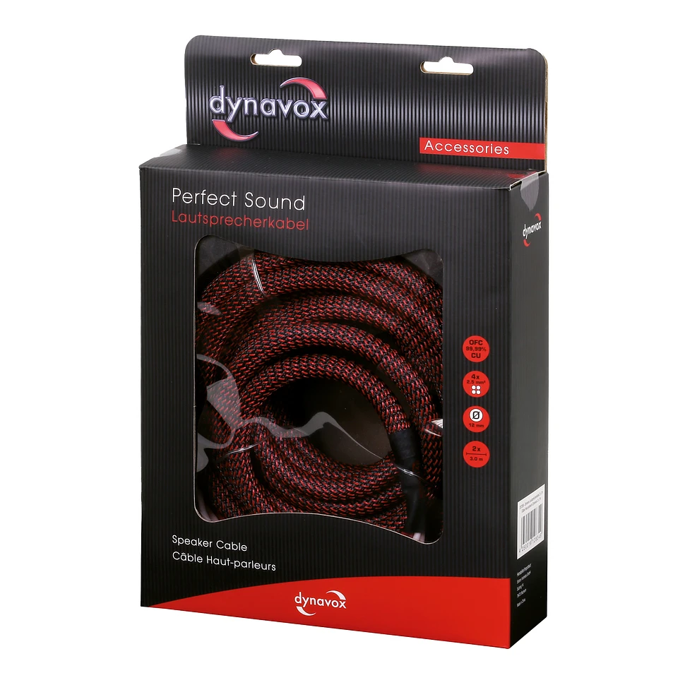 Dynavox - Perfect Sound Lautsprecherkabel 2 x 2 m