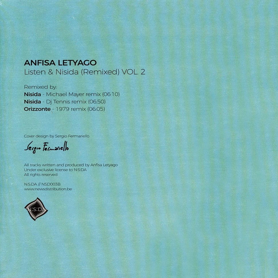 Anfisa Letyago - Listen & Nisida Remixed Volume 2