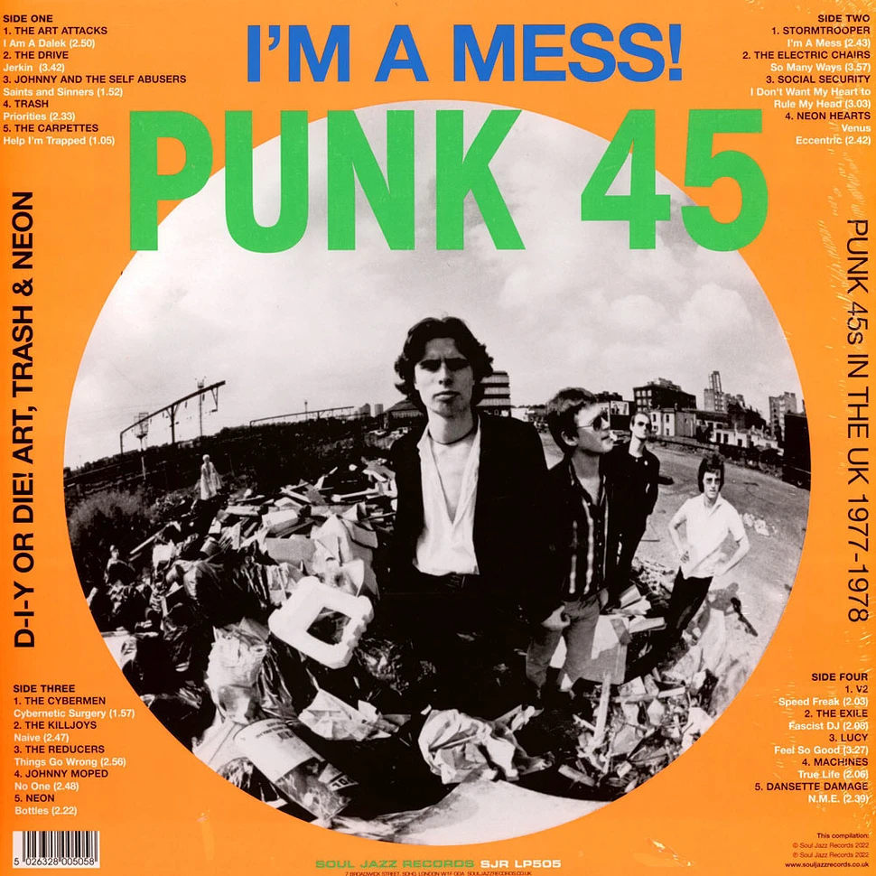 Soul Jazz Records presents - Punk 45 - I'm A Mess! (Punk 45s In The Uk 1977-78) Record Store Day 2022 Vinyl Edition