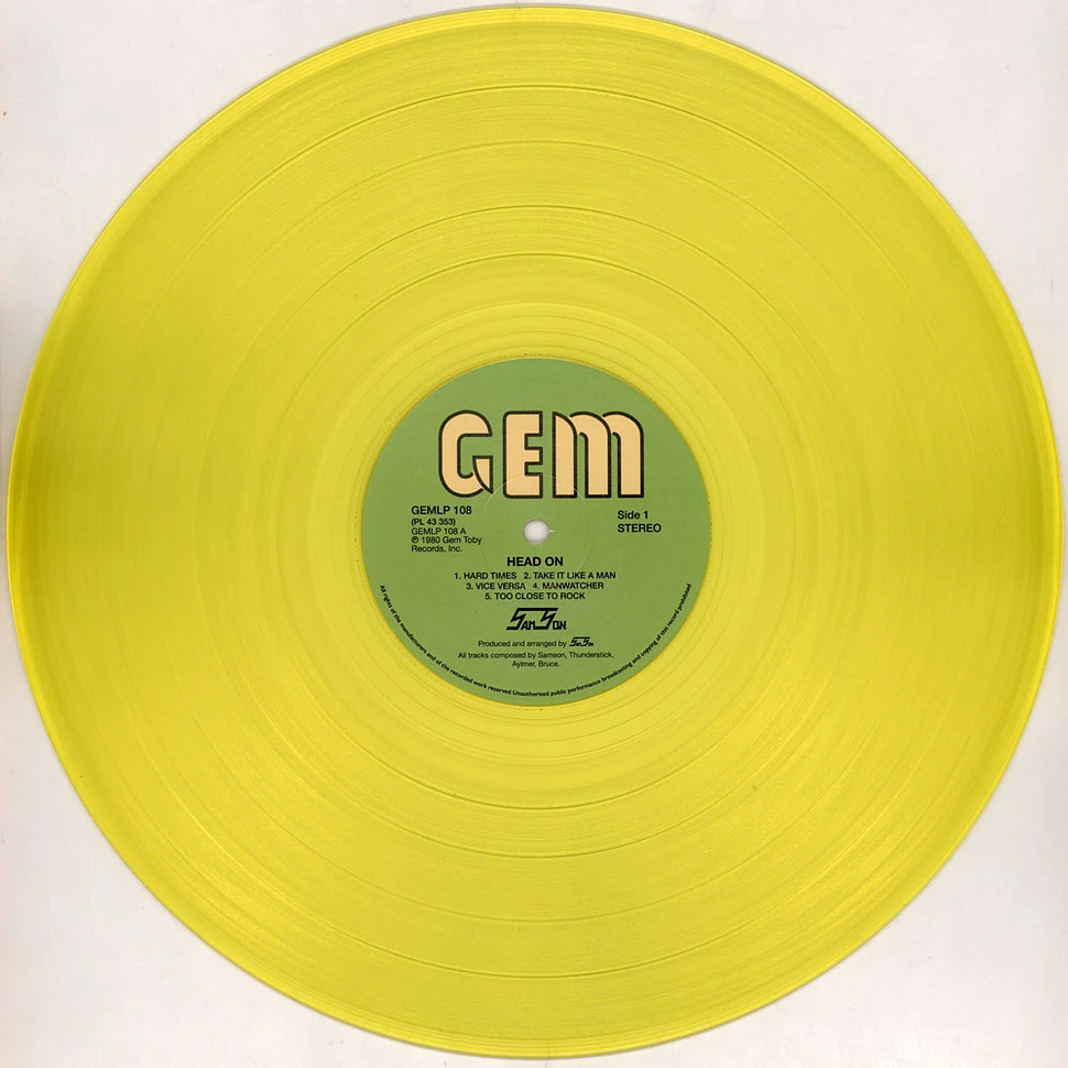Samson - Head On Yellow Vinyl Edition