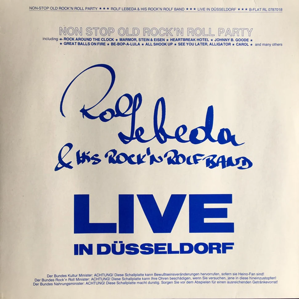 Rolf Lebeda & His Rock'N Rolf Band - Live In Düsseldorf