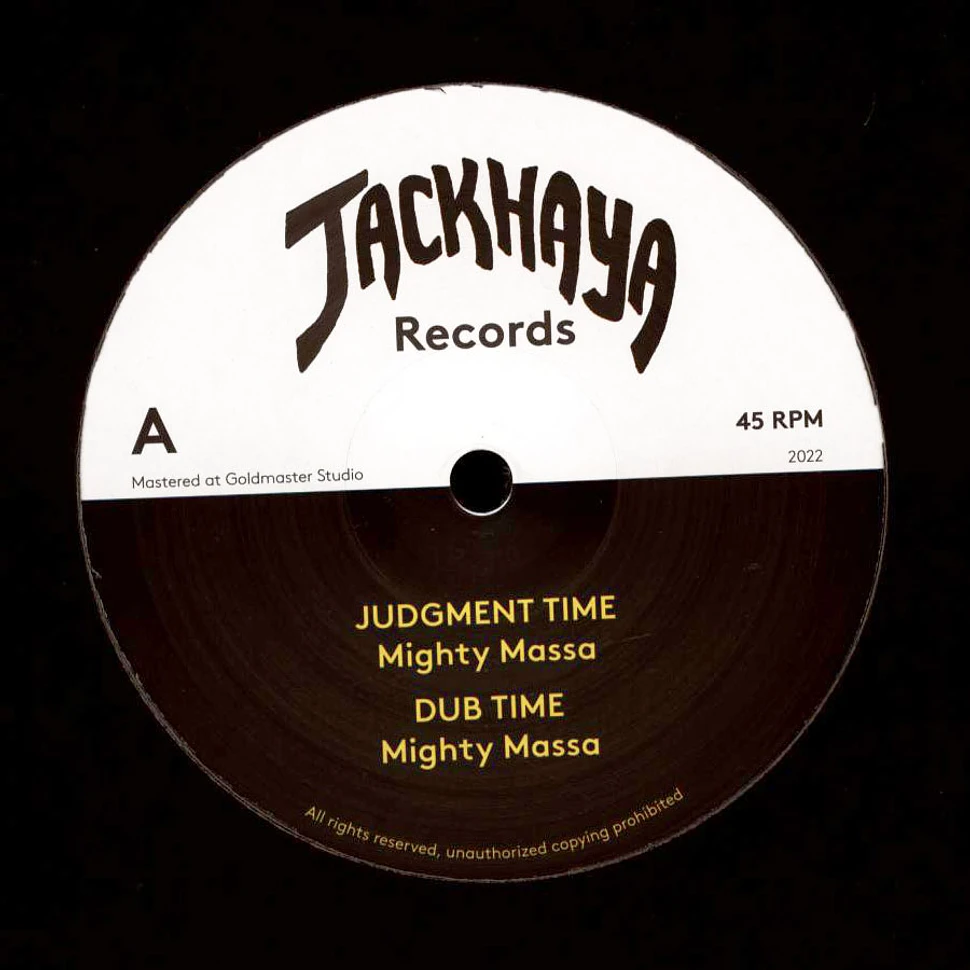 Mighty Massa - Judgement Time, Dub / Jah Warrior, Dub