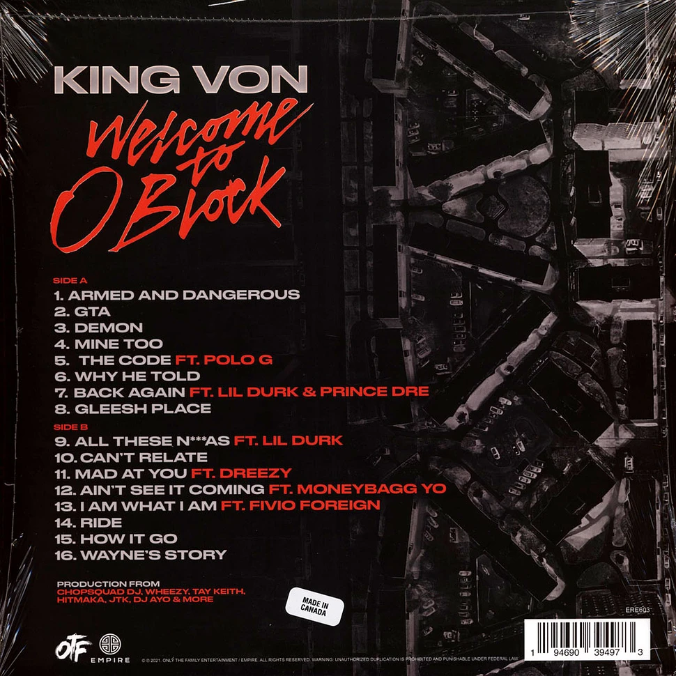 King Von - Welcome To O'Block
