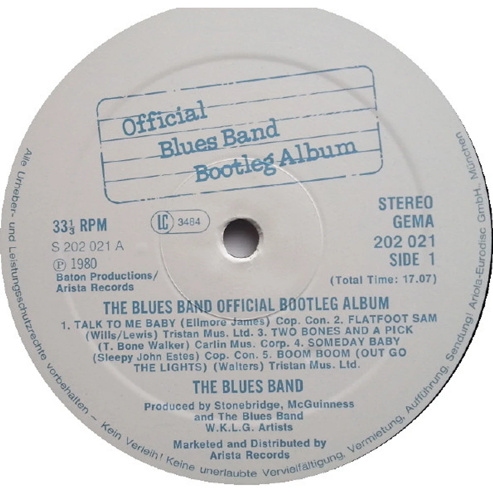 The Blues Band - Official Bluesband Bootleg Album