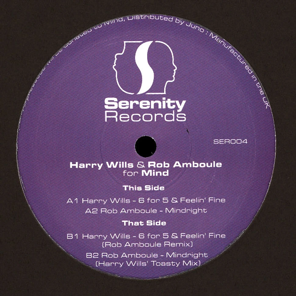 Harry Wills / Rob Amboule - Harry Wills & Rob Amboule For Mind