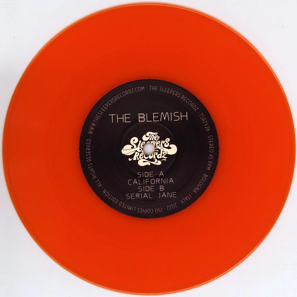 Blemish - California/Serial Jane Orange Crush Transparent Colored Vinyl Edition