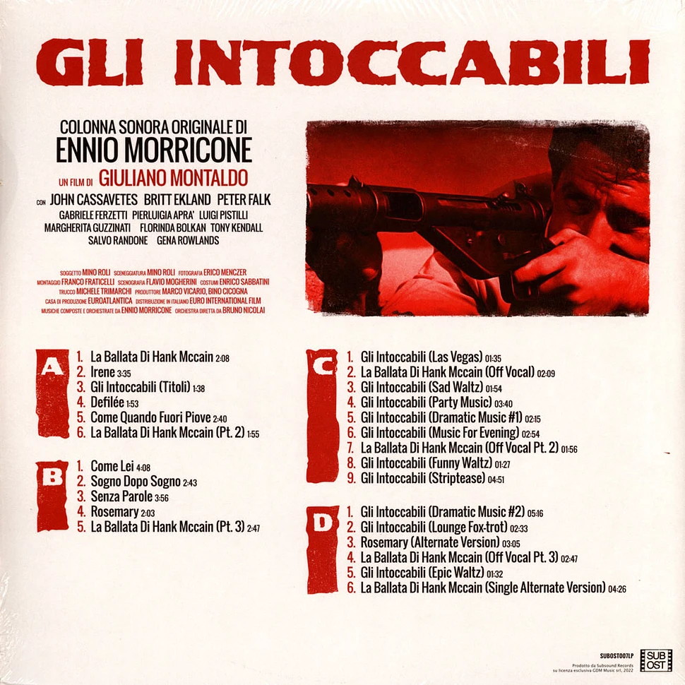 Ennio Morricone - OST Gli Intoccabili Black Vinyl Edtion