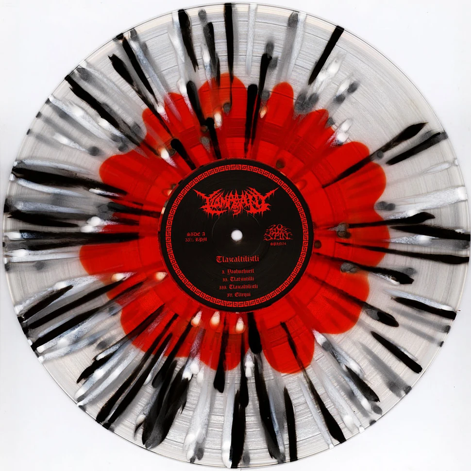 Tzompantli - Tlazcaltiliztli Red / Silver / White / Black Splatter Vinyl Editoin