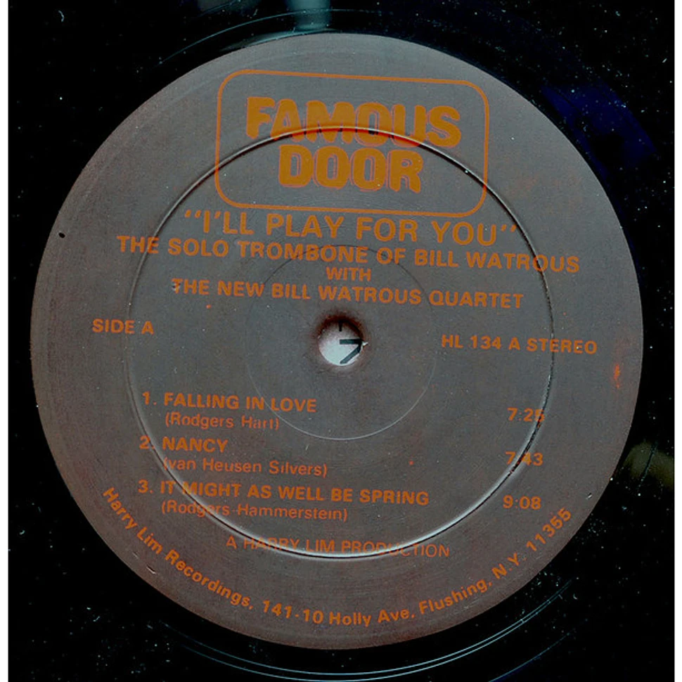 Bill Watrous - I'll Play For You
