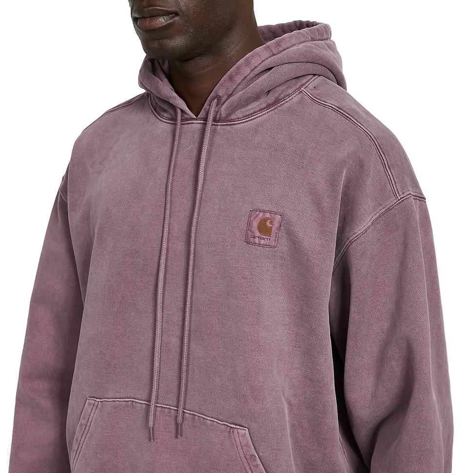 Carhartt WIP - Hooded Vista Sweat (Dark Plum Garment Dyed)