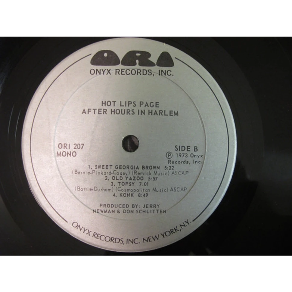 Hot Lips Page - After Hours In Harlem