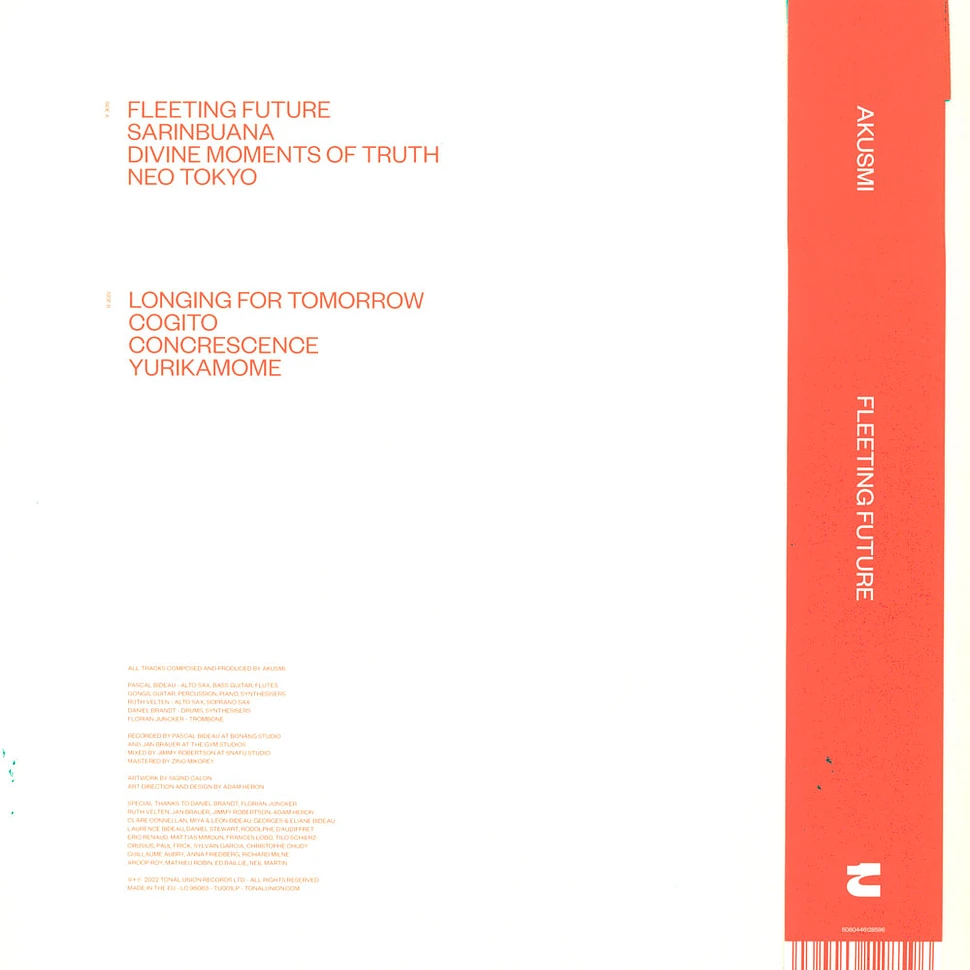 Akusmi - Fleeting Future Clear Vinyl Edition