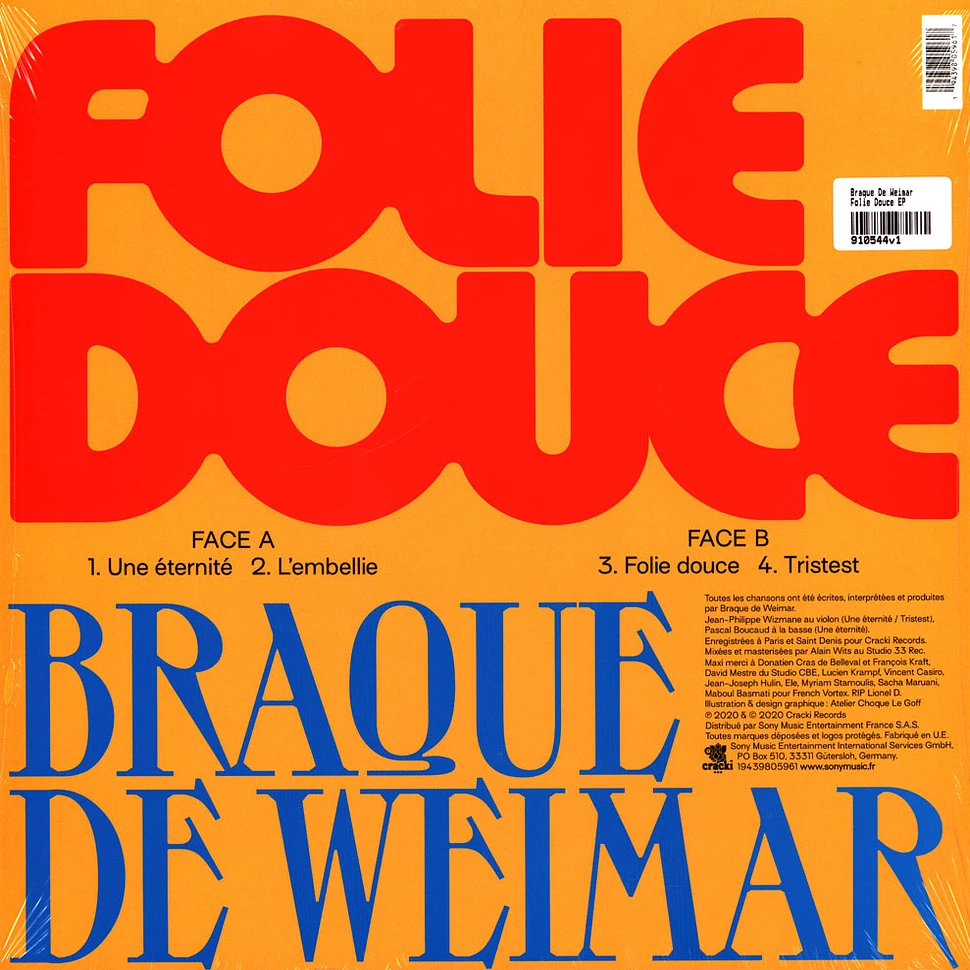 Braque De Weimar - Folie Douce EP