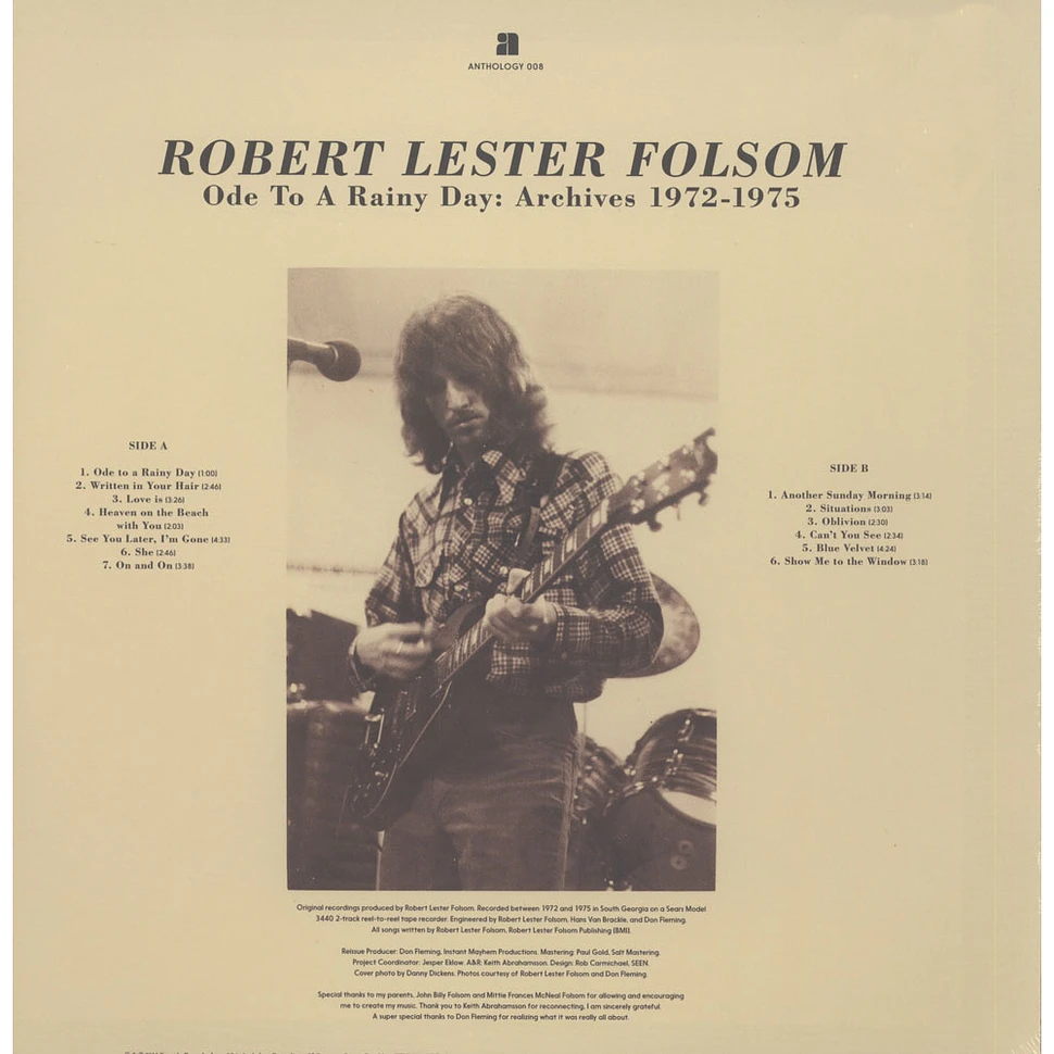 Robert Lester Folsom - Ode To A Rainy Day: Archives 1972-1975