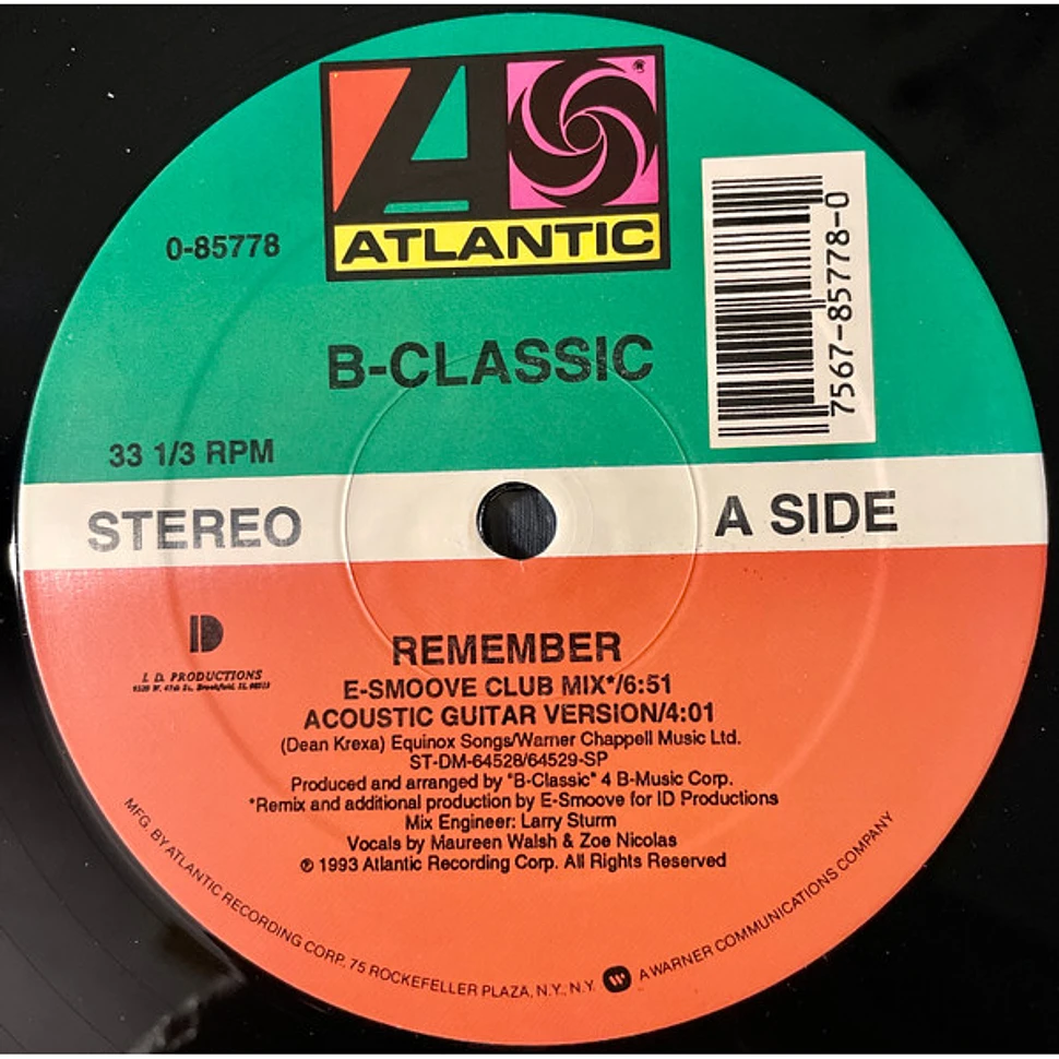 B-Classic - Remember