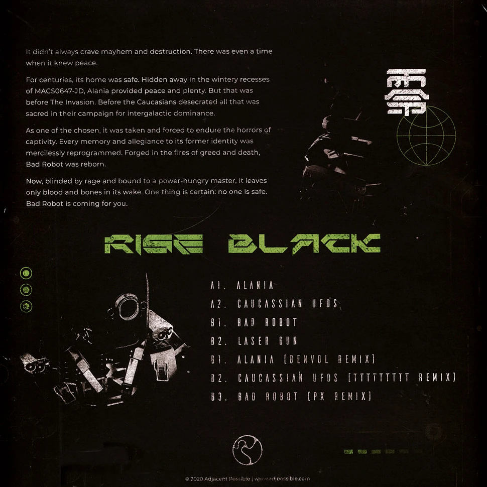Rise Black - Bad Robot EP