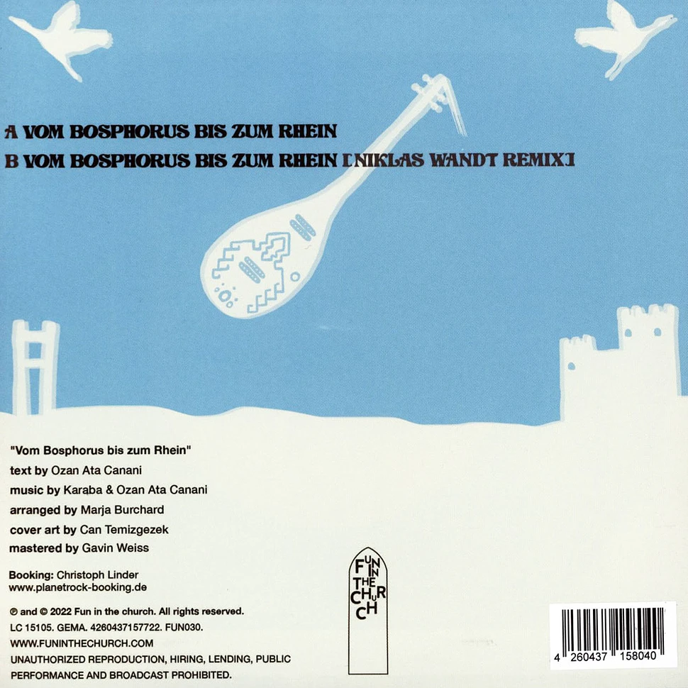 Ozan Ata Canani & Karaba - Vom Bosphorus Bis Zum Rhein HHV Exclusive Colored Vinyl Edition