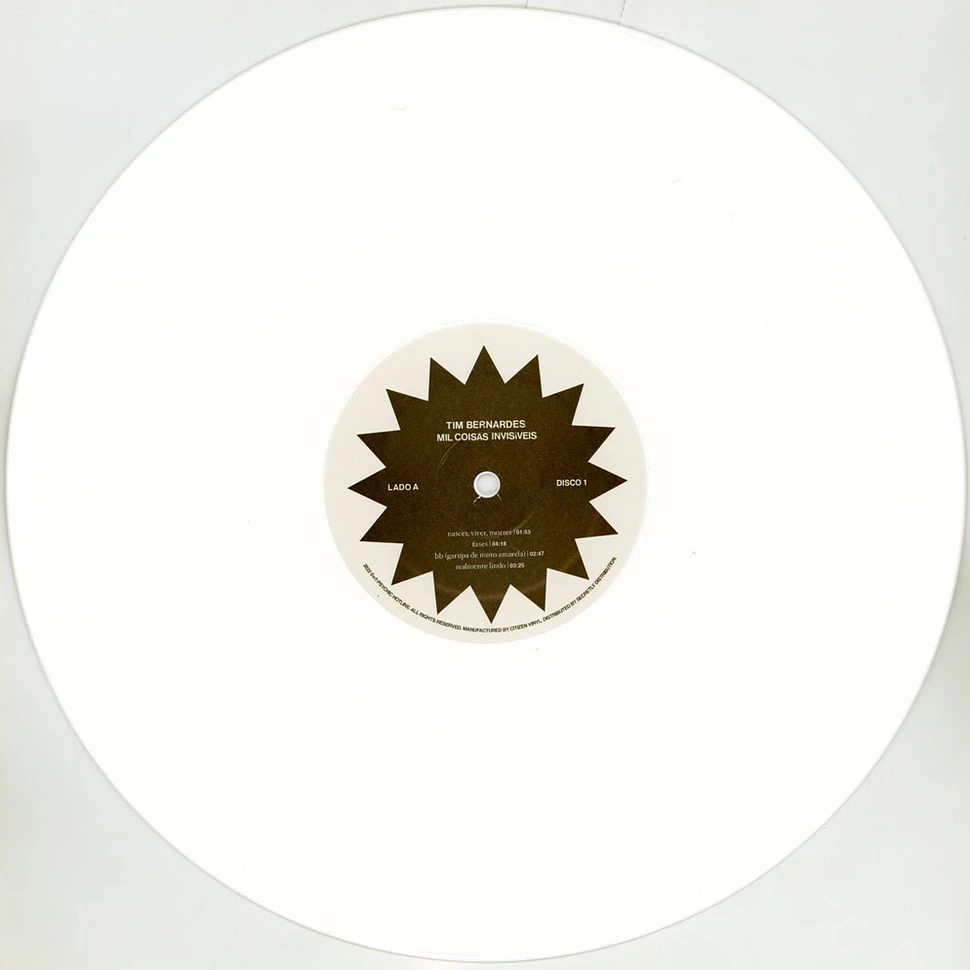 Tim Bernades - Mi Coisas Invisiveis White Vinyl Edition