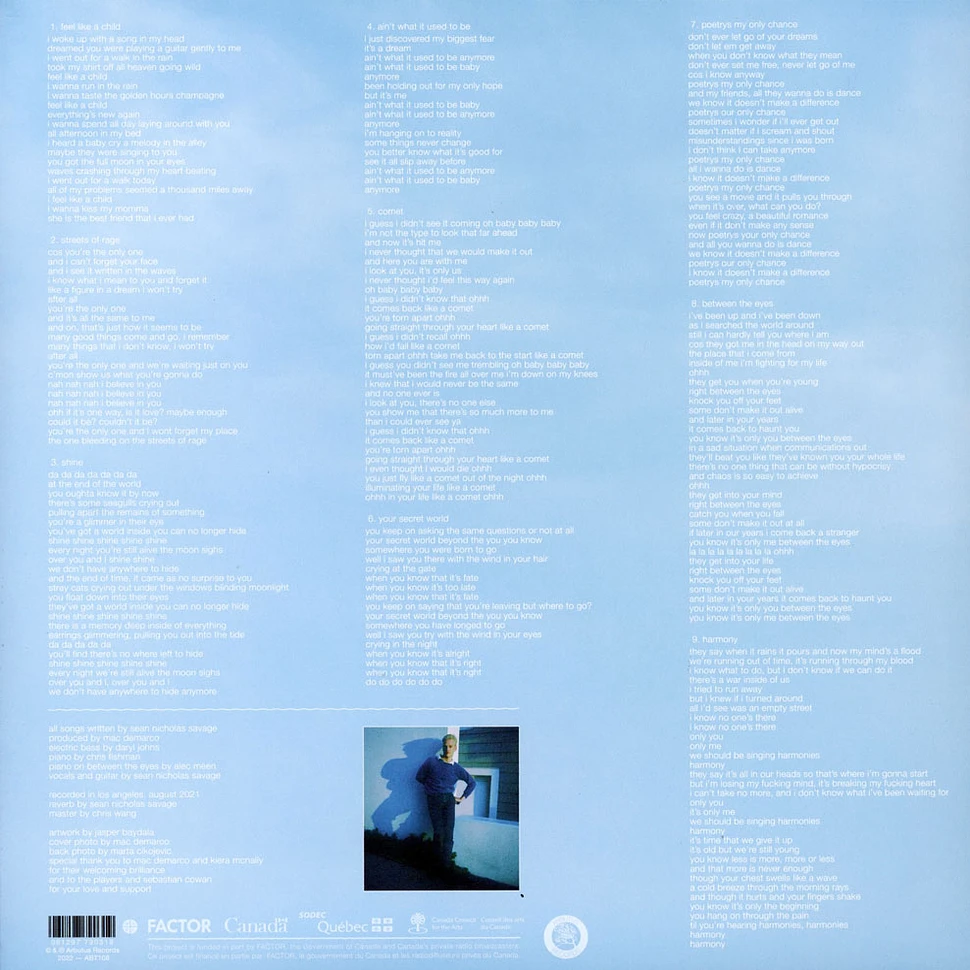 Sean Nicholas Savage - Shine Baby Blue Vinyl Edition